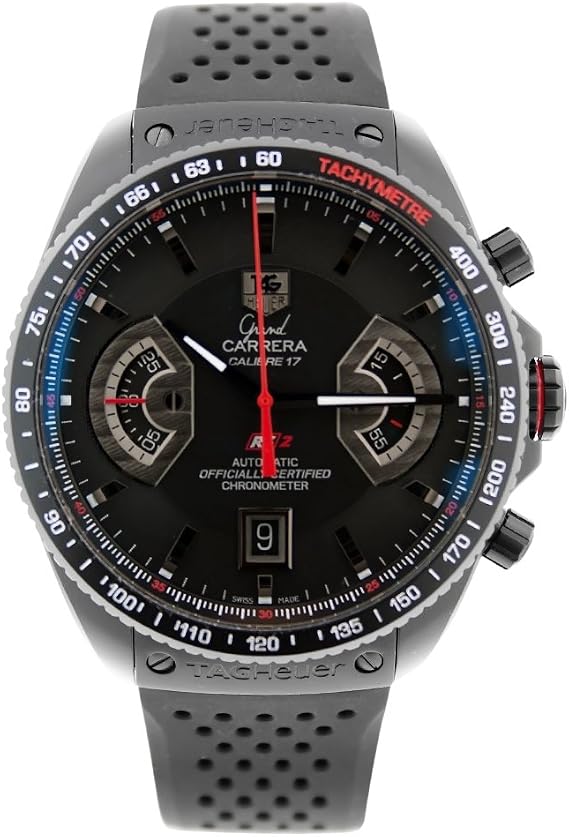 TAG Heuer Men's CAV518B.FT6016 Grand Carrera Automatic Chronograph Watch