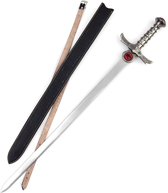 Armory ReplicasTM Legendary & Cat Fantasy Swords Polished Steel Blades Unique Hilts Includes Display Stand & Sheath