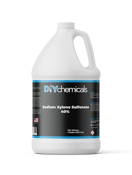 Sodium Xylene Sulfonate 40% (SXS 40%) - Detergent Base, Shampoo Base, Liquid Detergent, Dishwashing Liquids - Made in USA (1 Gallon)