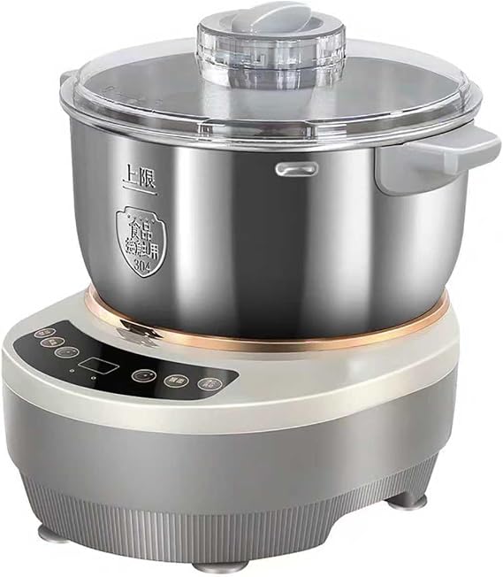 Electric Dough Maker with Ferment Function,Capacity Dough Maker,Kitchen Electric Household Stand Mixers, Microcomputer Timing,Face-up Touch Panel,304 Stainless Steel for Bread, Pizza, Dumpling Dough,