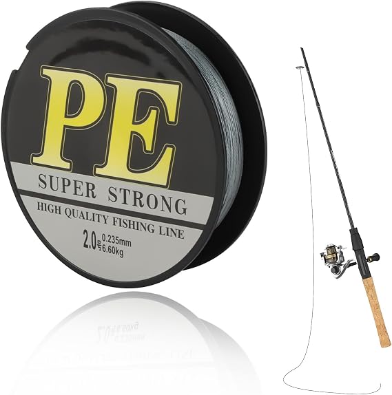 Braided Fishing Line 30lb for Saltwater Surf, Freshwater Banks and Kayak Angling, with 100m Length and 0.23mm Diameter, Fishing String, Braid Line