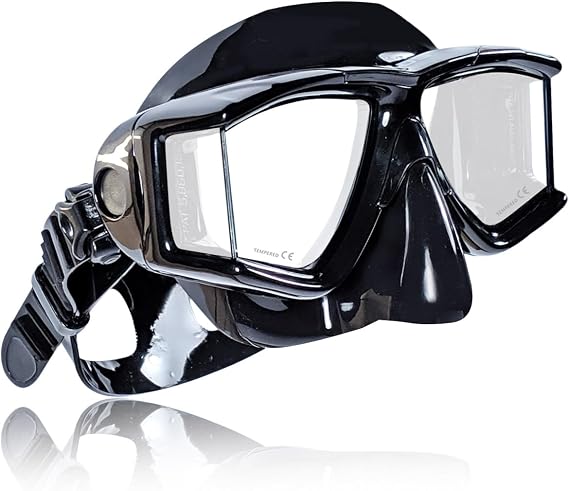 Tilos Double Lens Panoramic Large Wide View Mask for Scuba Diving & Snorkeling