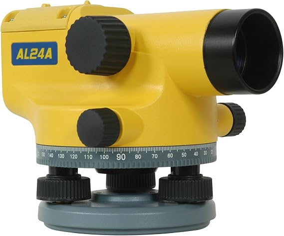 Spectra Precision AL24M Auto Level with Magnetic Dampened Compensator, 24x Magnification, Horizontal Angle Measuring