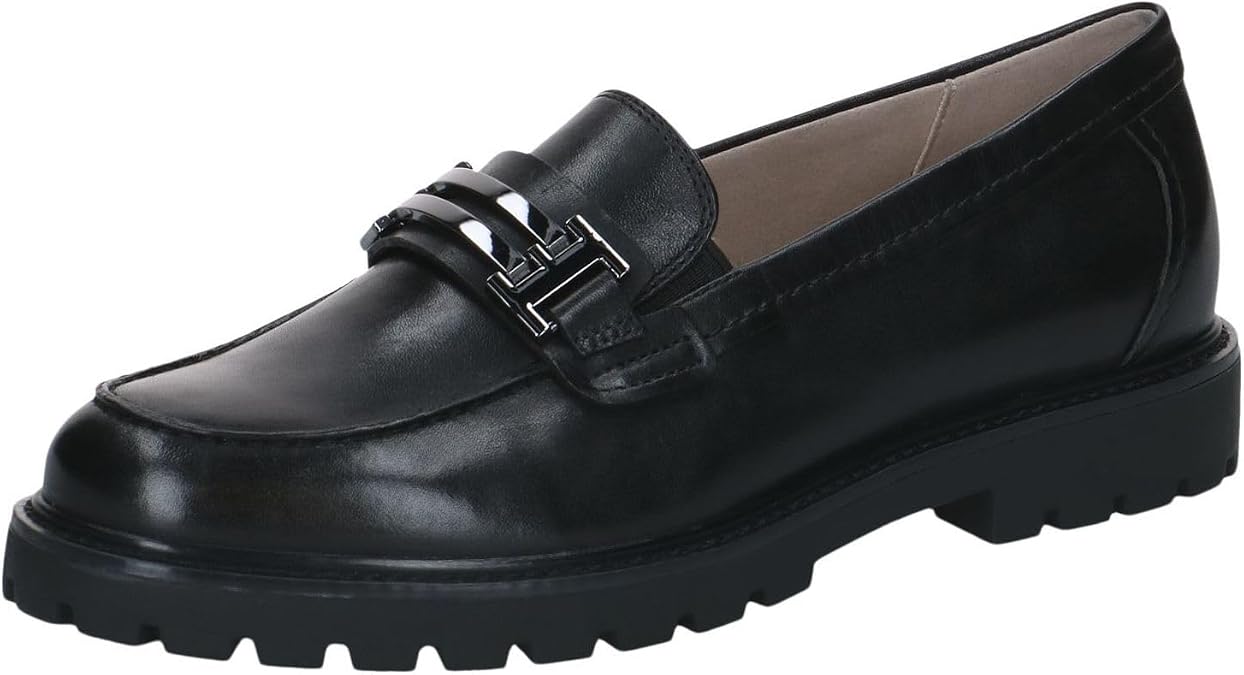 Caprice Womens Caprice Slipper 9-24702-47 Schwarz Meliert G-Weite