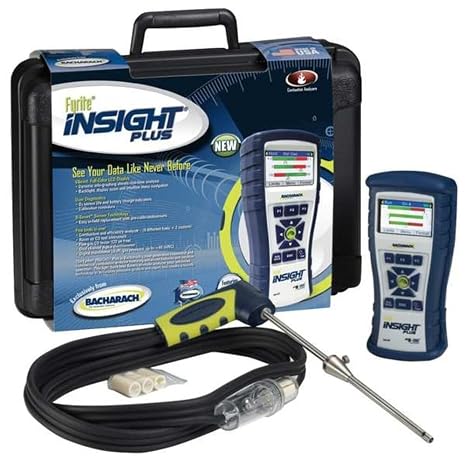 Bacharach Fyrite INSIGHT Plus Combustion Analyzer, long-life O2 sensor
