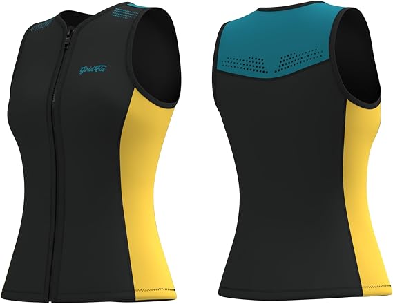 GoldFin Women Wetsuit Vest 2mm Neoprene Sleeveless Top