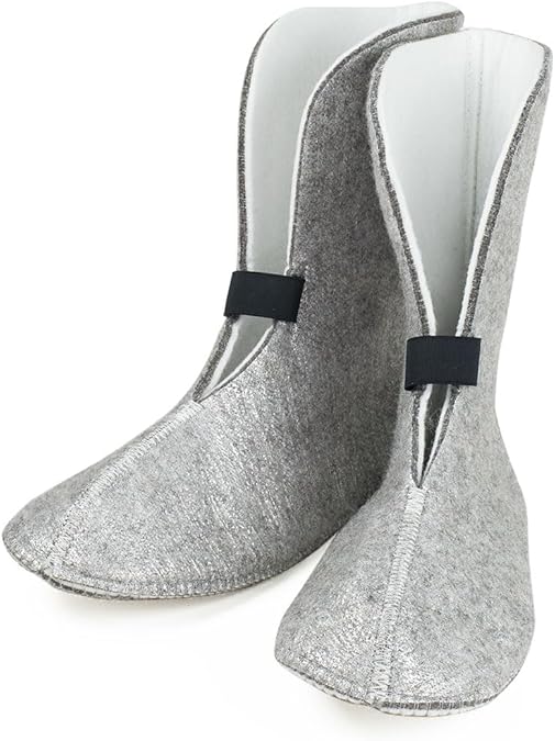 The Felt Store Radiantex Replacement Boot Liners (816 GWR) Wool Blend & Polypropylene Insulated Insert for Winter & Snow Boots 10" High, 8 mm Thick, Unisex, Thermal Cold-Weather Protection