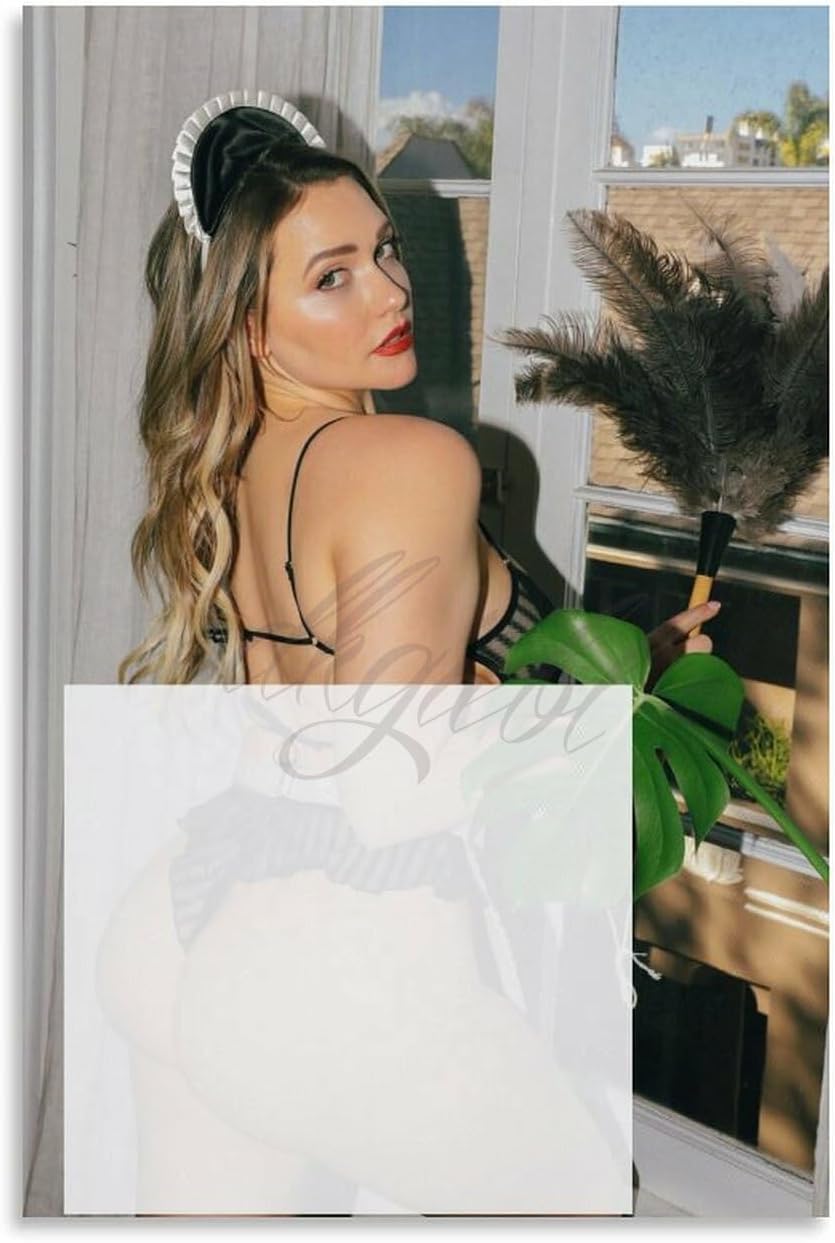 Sexy Girls Mia Malkova Bikini Women Hot Girl Poster 1 Canvas Painting Wall Art Poster for Bedroom Living Room Decor 12x18inch30x45cm Unframe-style