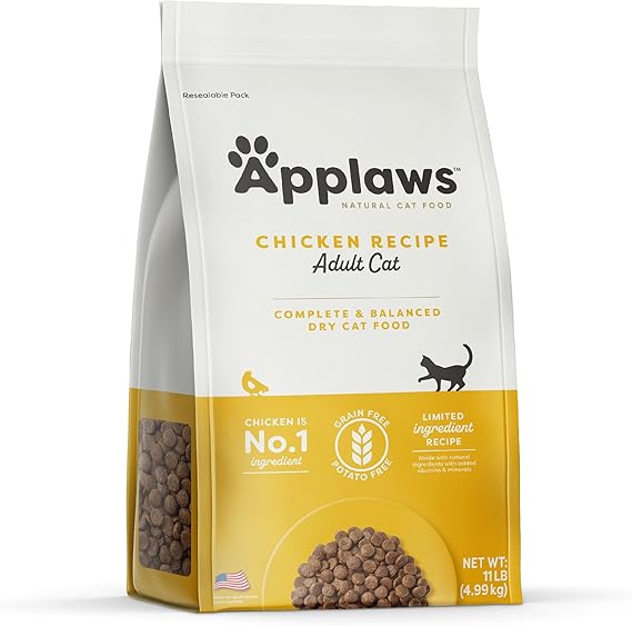 Applaws Complete Chicken Grain Free Dry Cat Food 11 lb Bag