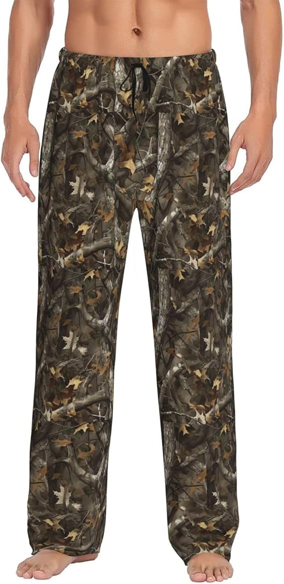 Men's Pajama Pants Sleep Lounge PJ Bottoms for Men