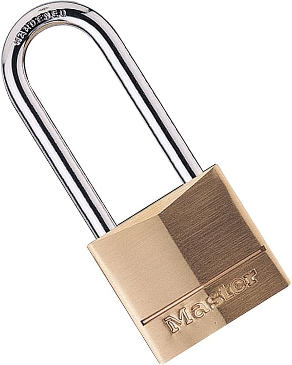 Master Lock 140DLH Padlock, 1 Pack, Bronze/Silver