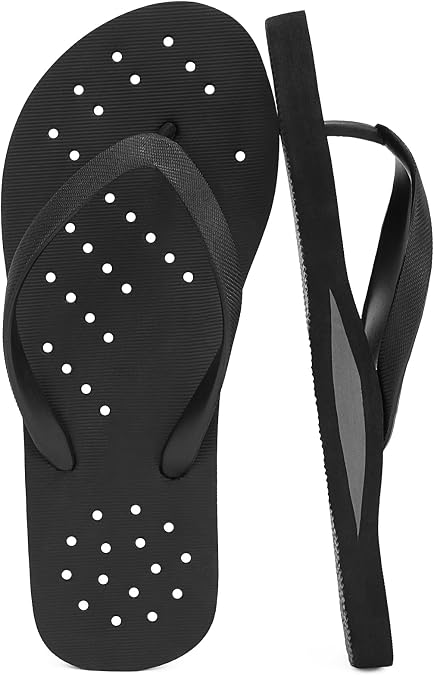 STQ Womens Shower Shoes Pool Beach Flip Flops with Arch Support