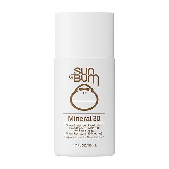 Sun Bum Mineral SPF 30 Face Sunscreen Lotion - Travel Size, 1.7 oz