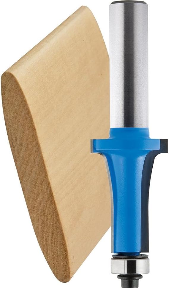 Rockler 3-1/2 H x 1/2 Shank Shutter Louver Bit Shank Router Bit Cutter for Louvered Shutters Shank Door Knife Louver Style Router Bit High-Quality Router Hardware and Tools for Shutter System