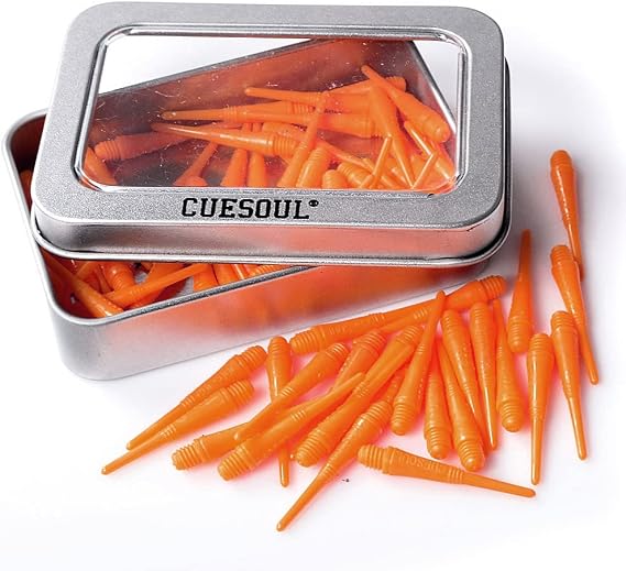 CUESOUL 100 Pieces Soft Tip Points for Soft Tip Darts