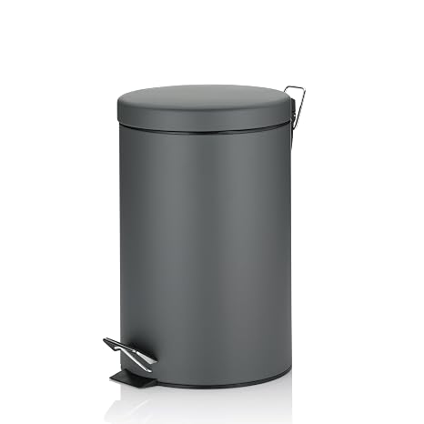 Kela 10942 Kera Dust Bin Dark Gray 12L