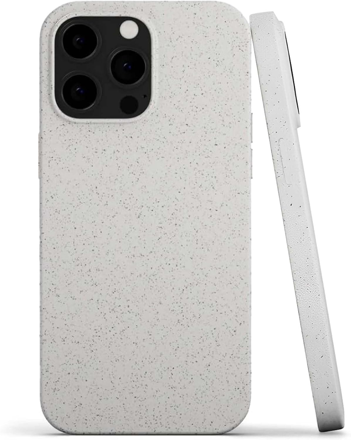 EMF Protection and Anti Radiation Liquid Silicone Shungite Case for iPhones, 5G Shield Reduction, Lightweight Protective Back Cover (Beige, 15 Pro Max)