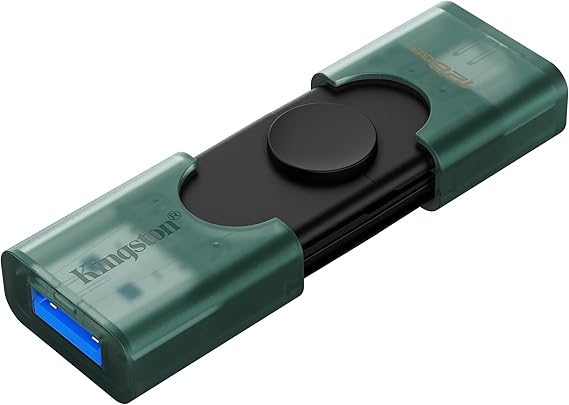 128GB USB-A+USB-C 3.2 Gen 1 DataTraveler DuoG2