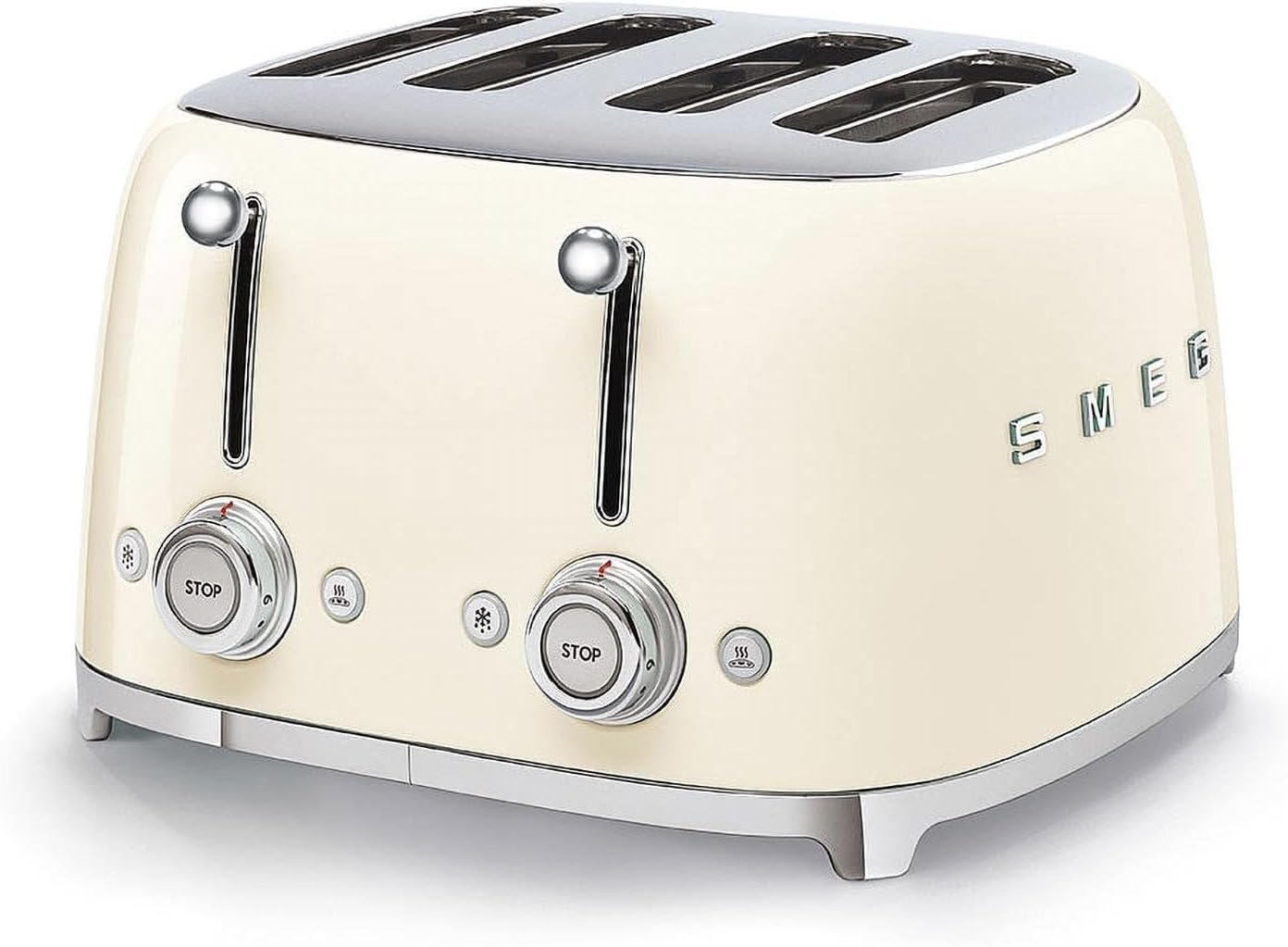 Smeg Cream Retro 4 Slice Toaster