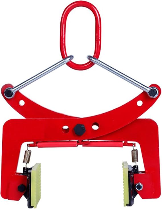 Granite Slab Stone Lifting Clamp, Heavy Duty Adjustable Granite Curb Clamp, Scissor Plate Lifter Clamp Handling Concrete Block (A6)
