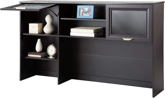 Realspace Magellan 58"W Hutch For Corner Or L-Shaped Computer Desks, Espresso