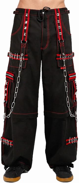 Tripp NYC Crazy Piper Pants [Black/Red] (XXL)