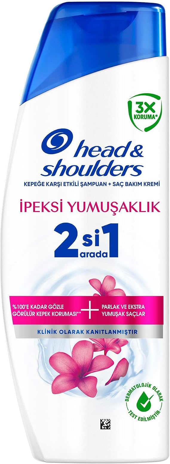 Head & Shoulders İpeksi Yumuşaklık 2'si 1 Arada Kepeğe Karşı Etkili Şampuan 300ml