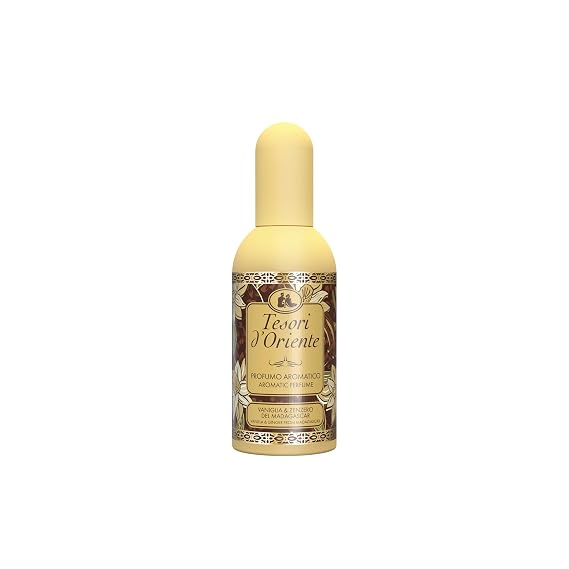 Tesori d'Oriente:"Vaniglia E Zenzero Del Madagascar" Aromatic Perfume 100ml 3.38fl.oz [ Italian Import ]