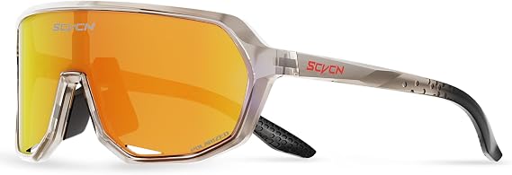 SCVCN Polarized Cycling Glasses UV400 Protection Sports Sunglasses Men Women For MTB Biking Goggles Riding BMX Fishing Running Golf Driving Football Softball and other outdoor sports 15
