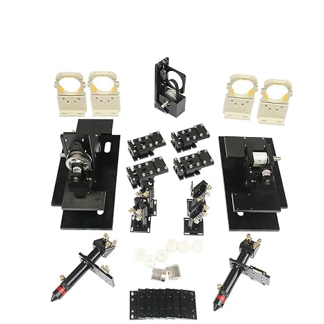 Double Head Laser Mechanical Components for DIY Large Format CO2 Cutting Engraving Machine 1318 1325 1518 1525 1820 1825 2030
