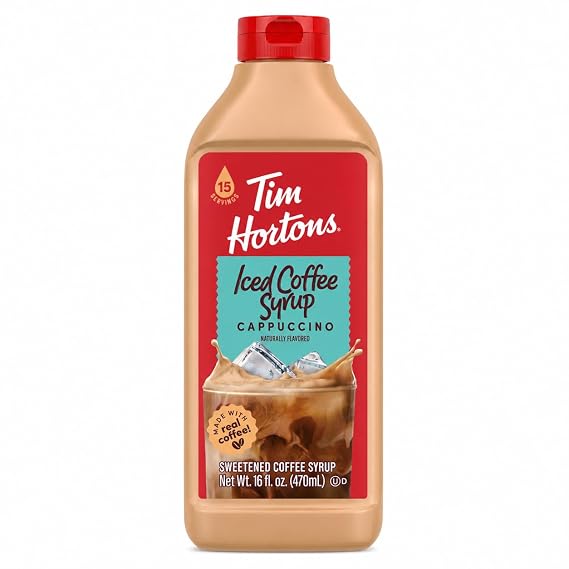 Tim Hortons Original Medium Roast Coffee Syrup 16oz Bottle