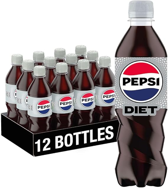 Pepsi Diet Cola | 500ml Bottle | 12 Pack