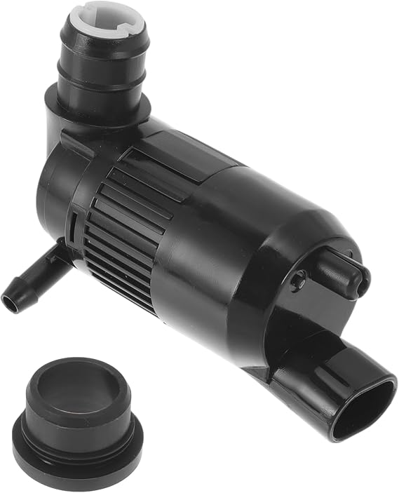 ACROPIX Windshield Washer Pump with Grommet for Tesla Model S, 2012-2025 Front Washer Fluid Pump Windshield Wiper Pump No.PUM812072/100545300A Black 1 Set