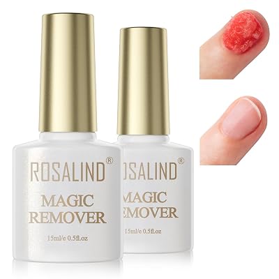 ROSALIND 26PCS Cat Eye Gel Nail Polish Set with 2 Pack（15ML Gel Nail Polish Remover 4Pcs Gel Base and Glossy Matte Glitter Top Coat