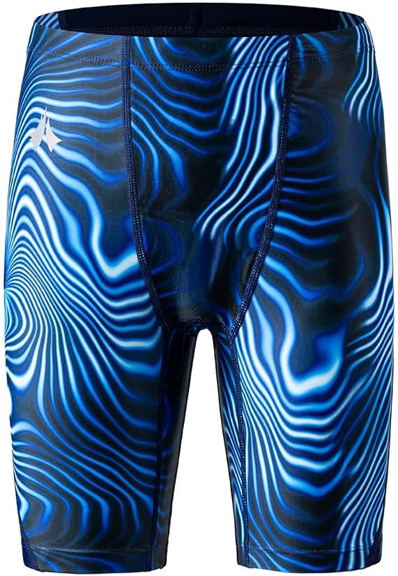 Boys Swim Jammers - Youth Kids Competitive Swim Team Suit Athletic Swimming Shorts Swimsuit UPF 50+