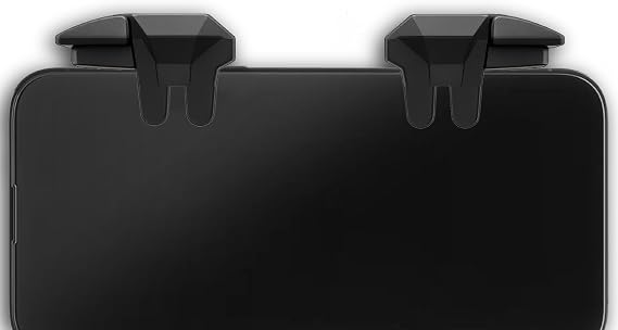 PUK Mobile Gaming Triggers - Clip-On, Zero Delay, Phone Triggers for Gaming - Fortnite, CODM, PUBG Mobile Controller - Game Controller Clip on for Smartphones (iPhone & Android Compatible)