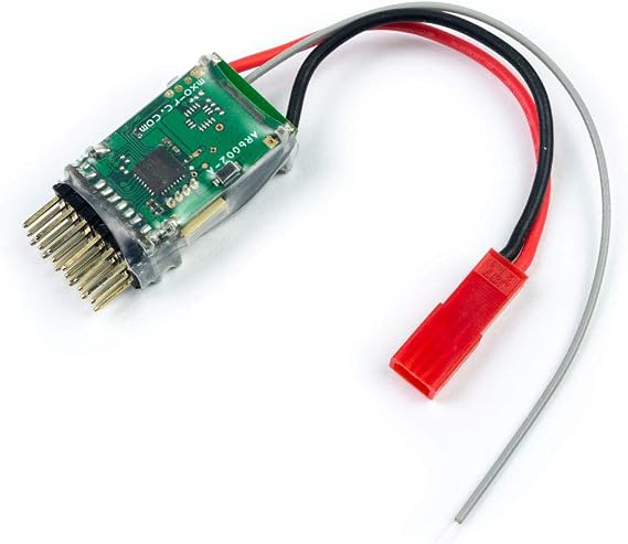 Mini Receiver RX44 Series 2.4G 6CH Micro Receiver Support S-FHSS/DSM2/DSMX/FRSKY D-16/FRYSKY D-8 Built in 15A 2~3S Brushless ESC (RX447)