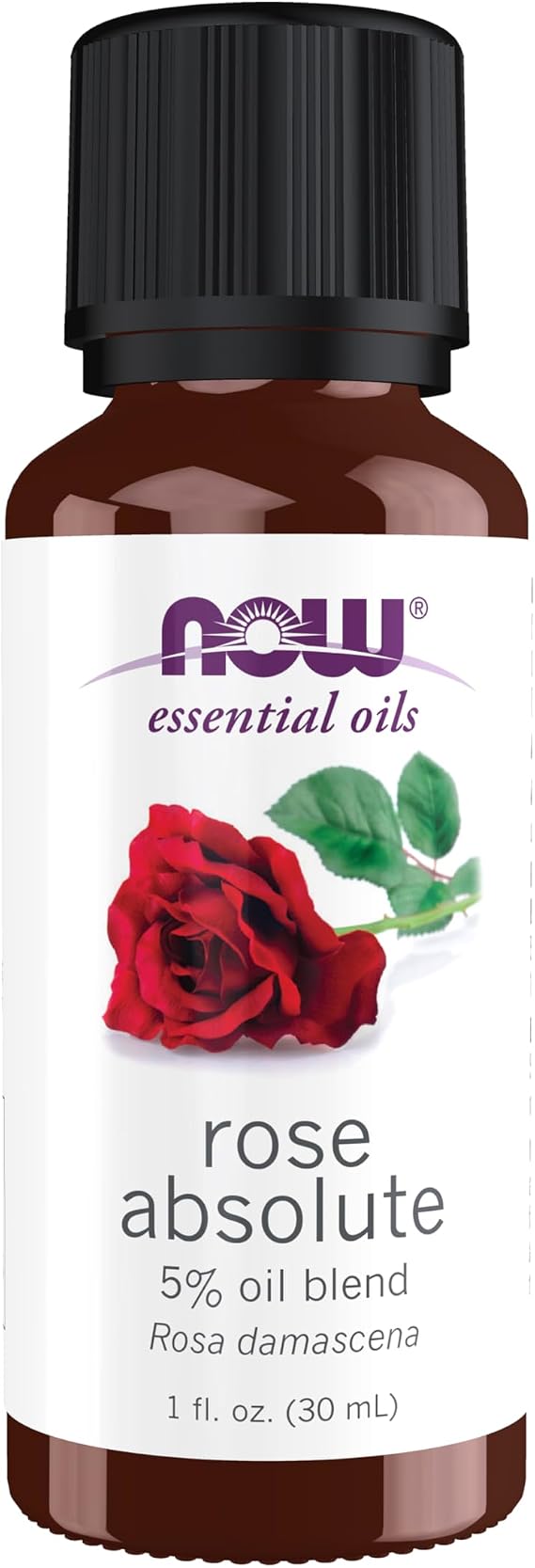 NOW Essential Oils, Rose Absolute in Jojoba, Romantic Scent, 1 fl. oz