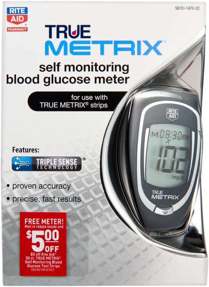 Rite Aid True Metrix Self Monitoring Blood Glucose Meter