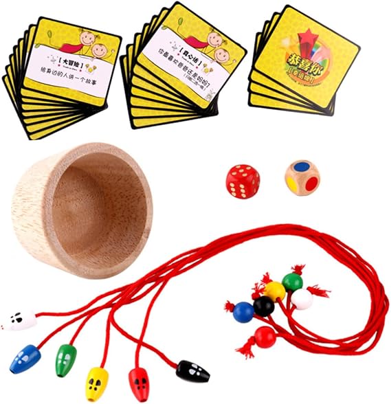 Wooden Mouse Catching Interactive Toy for Kids, Educational Desktop Game Toy to Exercise Reaction and Strategic Thinking Ability, for Playing Together Parents