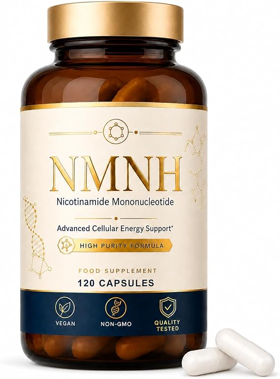 NMNH Supplements, High Potency NAD Supplements Precursor, 120 Capsules