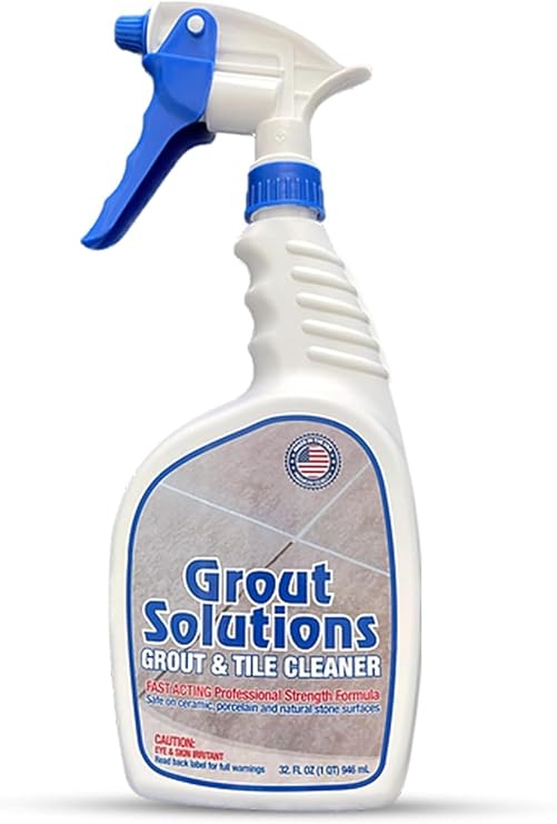 Professional-Grade Grout Cleaner for Tile, Ceramic, Porcelain & Marble Acid-Free Formula for Safe, Deep Cleaning and Stain Removal