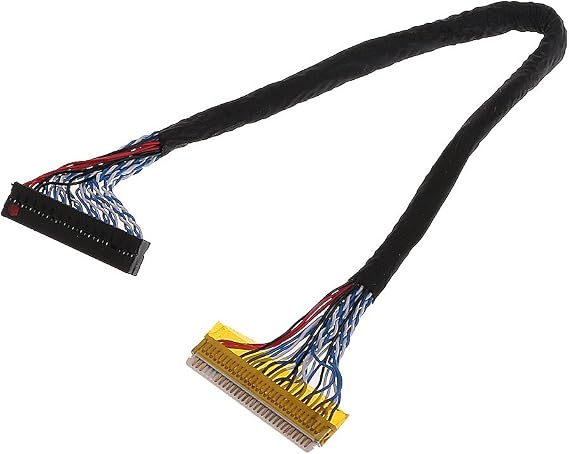 LVDS Cable FIX-30 Pin 2ch for 17-26inch LCD/LED Panel Controller 25cm