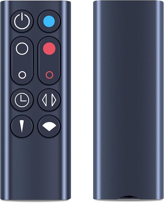 New Replacement Remote Control Compatible with Dyson Hot + Cool Tower Fan Heater Cooler AM09 (Black, Part Numeber: 966538-04)