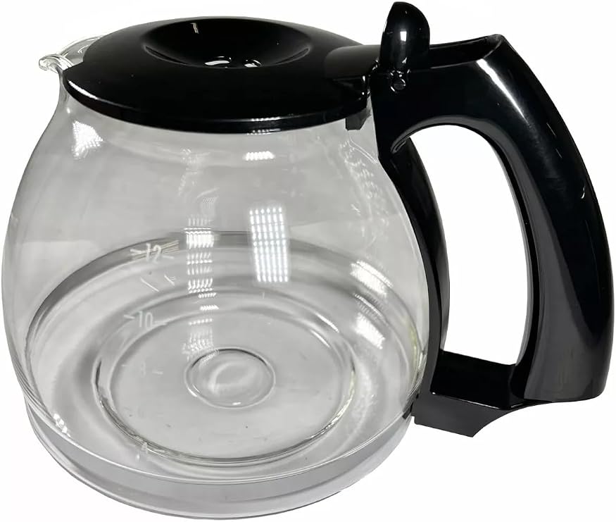 Replacement 990045300 12 Cup Glass Coffee Carafe for Hamilton Beach 49316 12 Cup Coffee Maker 49465 12 Cup Digital Coffee Maker 49464 12 Cup Programmable Coffee Maker