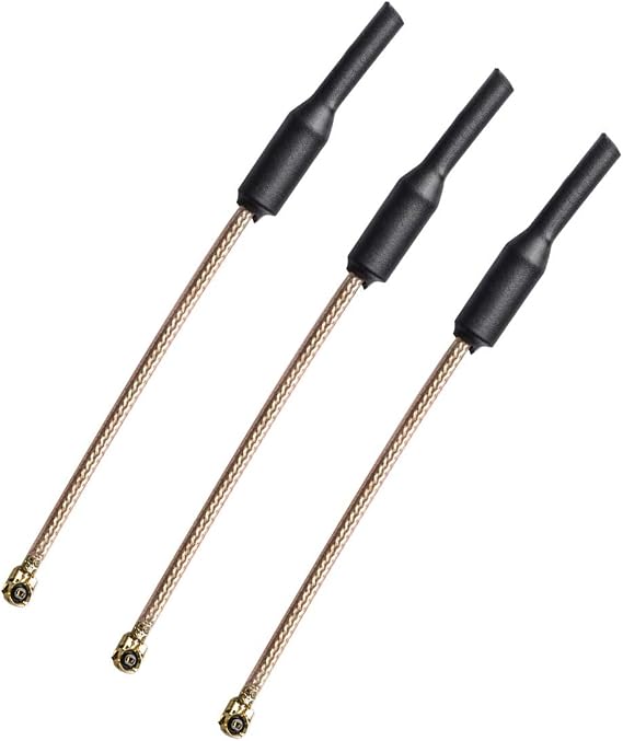 AKK 3pcs 5.8GHz 2.15dBI IPEX FPV Brass Dipole Antenna