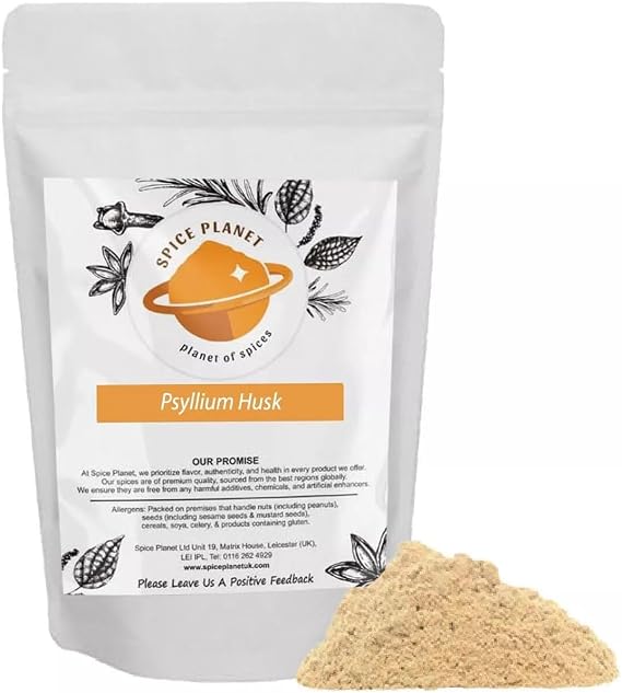 Psyllium Husk | Isabgol Ispaghula 99% Purity by Spice Planet® Free UK P&P (50 Grams)