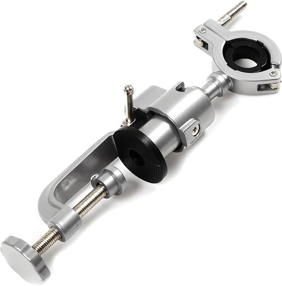 Electric Drill Gimbal Stand,360 Rotating Portable Table Bench Vise Stand Table Clamp,Small Bench Grinder for Hand drill,Rotary tool for Woodworking Metalworking