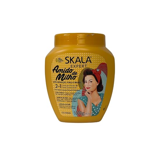 SKALA - Linha Expert - Creme de Tratamento 2 em 1 Amido de Milho 1 Kg - (Expert Collection - Corn Starch 2 in 1 Treatment Cream Net 33.81 Oz)