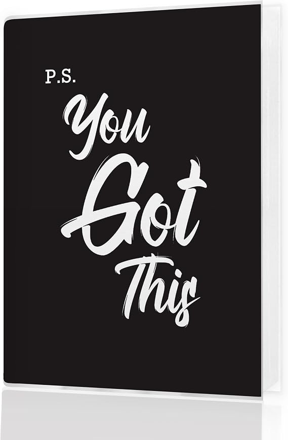 Photo Album 4x6, You Got This Inspirational Motivational Small Photo Album Memory Book Keepsake with 18 Pockets Hold 36 Pictures for Family Baby Graduation Wedding Anniversary Travel Vacation